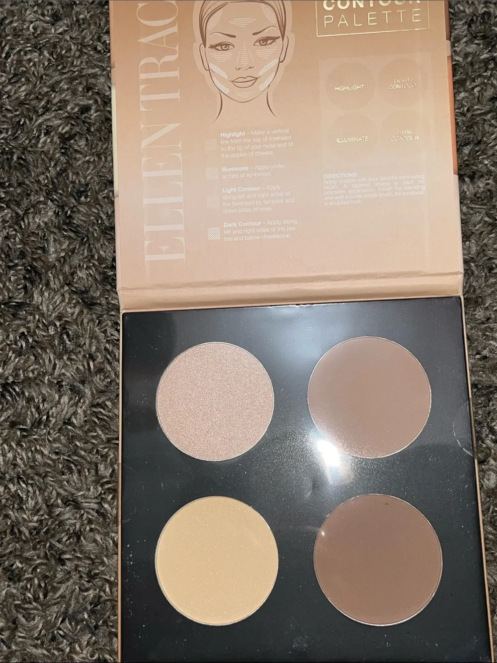 Ellen Tracy Contour Palette - Highlight, Light Contour, Dark Contour, Illuminate